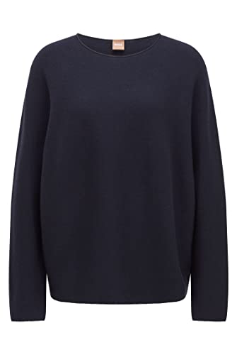 BOSS Damski sweter C_Falanda Sweater, niebieski (Open Blue), XL (DE)