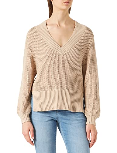 Peppercorn Destina damski sweter z dekoltem w serek, 2105 Feather Gray, 44