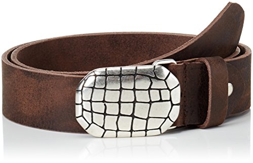MGM Męski pasek Corona, Brązowy (Braun Geflammt 4), XXL(Rozmiar producenta:110)