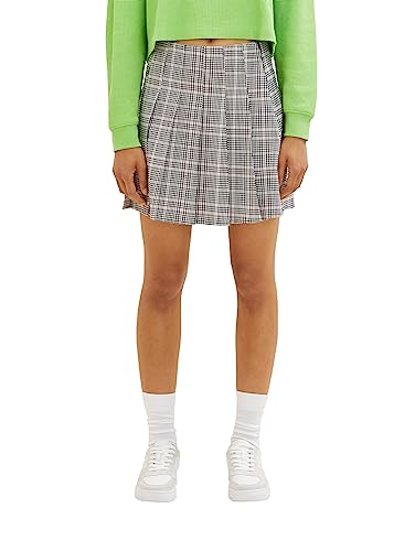 TOM TAILOR Denim Damska spódnica mini ze wzorem w kratkę, 32456-Rose Grey Check, XXL