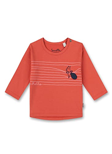 Sanetta Baby-Mädchen 115526 T-shirt, pomarańczowa bluzka, 80