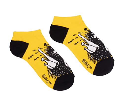 Stinky Pranking Moomin skarpety męskie, Żółty, czarny, 40-45 EU