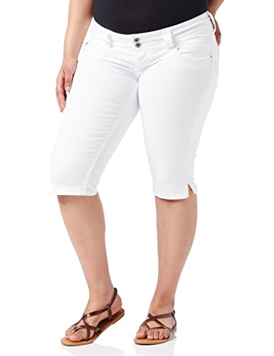 Pepe Jeans Damskie szorty Venus Crop Cargo, 800 biały, 34W