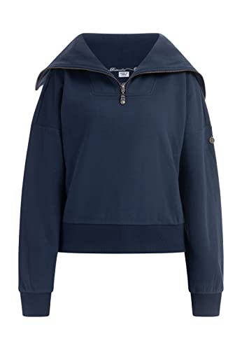 DreiMaster Bluza damska Oversize Troyer 37825497, morski, M