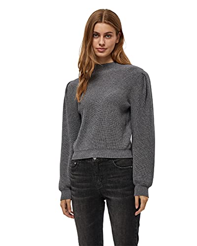 Desires Damski sweter ze stójką Dita, 8236 Grey Mel, L