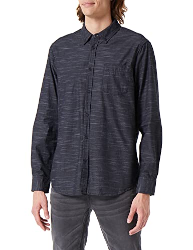 MUSTANG Męska koszula Clemens BDC Slub Black Beauty 4185, M