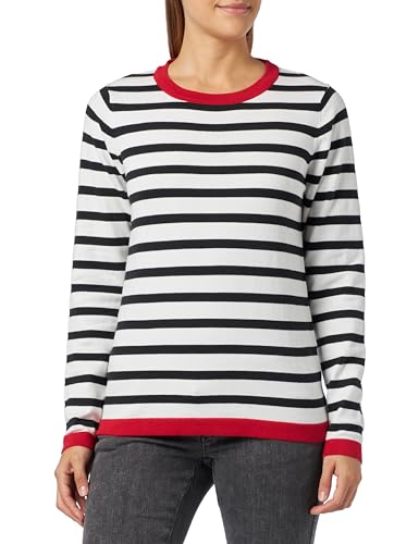 ALARY Damski sweter z dzianiny 15426731-AL01, biały, wielokolorowy, S, Biały wielokolorowy, S
