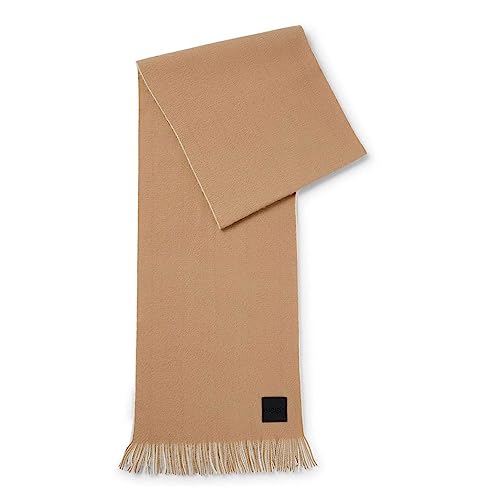BOSS Męski szalik Mattias Scarf, średni beżowy 260, rozmiar uniwersalny, Medium Beige260