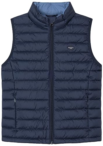 Hackett London Kamizelka chłopięca Essential, Niebieski (granatowy), 7 Lat