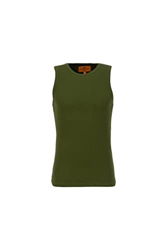 ALPHA INDUSTRIES X-fit Rib Tank Koszulka męska, 257-ciemny zielony, M