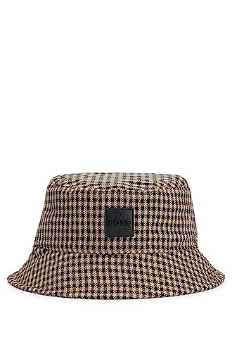 BOSS Męska czapka Saul-C, średnia beżowa 260, rozmiar uniwersalny, Medium Beige260, jeden rozmiar