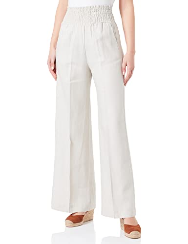 Sisley Spodnie damskie, Cream 38u, 48/Długie
