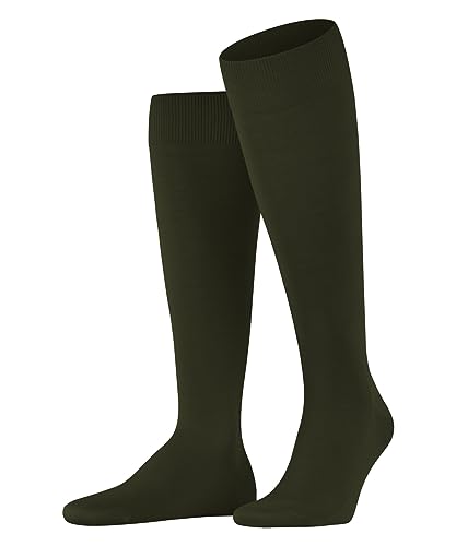 FALKE Mężczyźni ClimaWool M KH Trwały Lyocell Wełna długie jednokolorowe 1 Para, Zielony (Artichoke 7436), 43-44