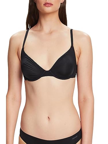 ESPRIT Damski biustonosz z mikro W. Logo RCS Uw Bra, czarny, 90C