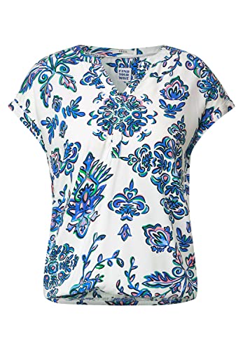 Cecil Damska bluzka z krótkim rękawem, Vanilla White, XXL