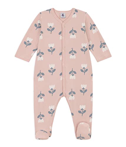 Petit Bateau Pończochy Pijama Dziewczynka, Saline Rose/Multico, 3 miesi?cy