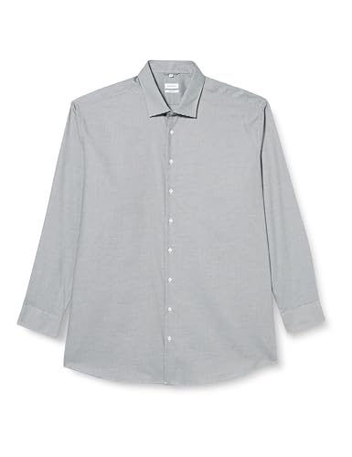 Seidensticker Męska koszula z długim rękawem o regularnym kroju, granatowy, 40