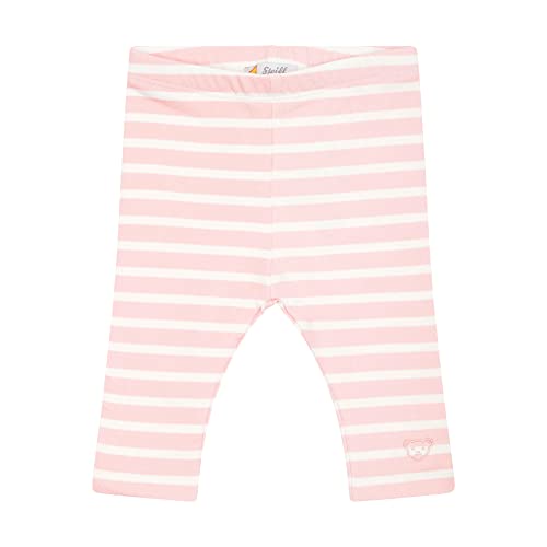 Steiff Klasyczne legginsy dla dziewczynek, Silver Pink, 80 cm