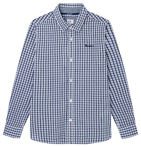 Pepe Jeans Damska koszula Dunell, niebieski (Bleach Blue), 8 Jahre