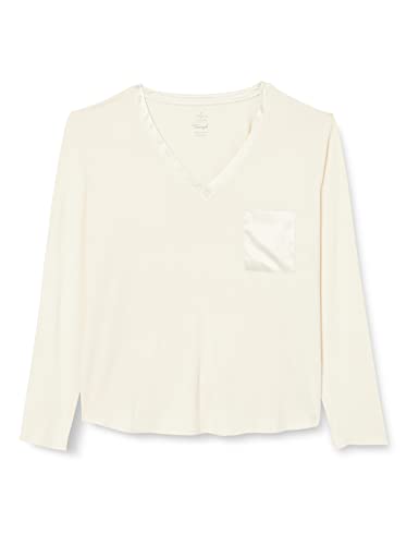 Triumph Damska piżama Climate Aloe Top LSL, jasnobeżowy, 46