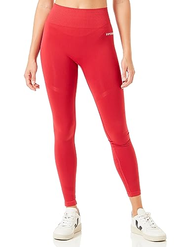 Superdry Rajstopy damskie, Carmine Red, S