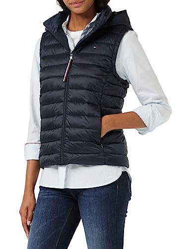 Tommy Hilfiger Damska kamizelka z wyściełanym logo Cl Lw, Pustynne niebo, XL