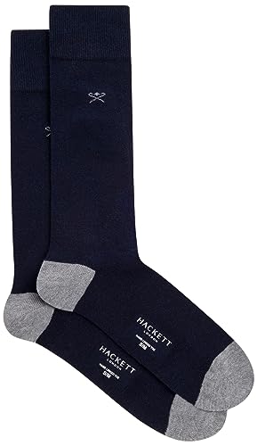 Hackett London Skarpety męskie, Niebieski (granatowy), Large