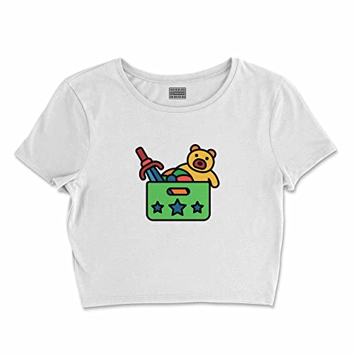 Bona Basics, Koszulka damska z nadrukiem cyfrowym,%100 bawełna, biała, casualowa, topy damskie, rozmiar: S, biały, S Krótki