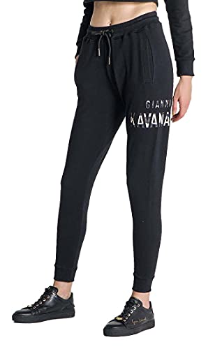 Gianni Kavanagh Damskie spodnie Black Tiger Joggers Joggers, czarny, S
