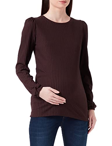 Supermom Damski Top Clio Long Sleeve T-Shirt, Seal Brown-N013, S