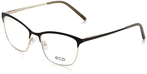MODO & ECO Damskie fioletowe okulary przeciwsłoneczne, czarne/złote, 62, czarny/żółty