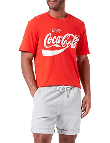 TOM TAILOR Denim Męskie Szorty bermudy dresowe 1031427, 10521 - Smooth Grey, M