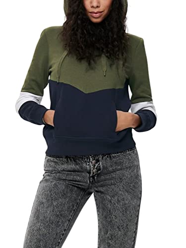 ONLY Onlpear Life Ls Blocking Hood Swt sweter damski
