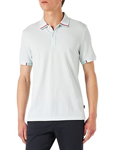 BOSS Męski T-shirt PeDetail Light/Pastel Green337, XL