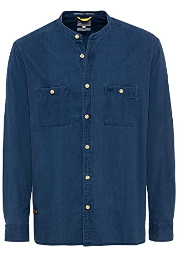 camel active Męska koszula 409122/1S12, indygo, 3XL, indygo, 3XL