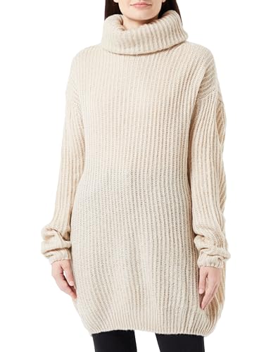CARNEA Sweter damski 25820157-CA04, jasnobeżowy, XL/XXL, jasny beż, XL-XXL