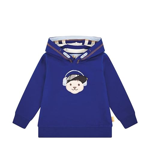Steiff Bluza chłopięca z kapturem, Sodalite Blue, 128