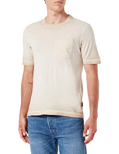 Sisley Męski T-shirt, Beige 99a, XXL