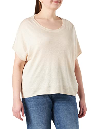 PART TWO Sweter damski Poypw Pu Relaxed Fit, whitecap gray, 3XL