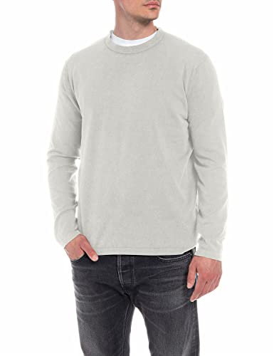 Replay Sweter męski, 104 Warm Grey, XL