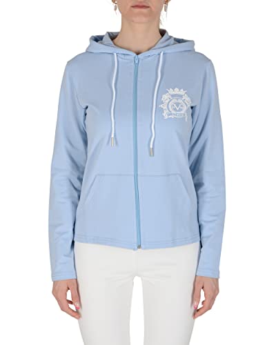 19V69 ITALIA Damska bluza z kapturem Eleana Light Blue bluza z kapturem, jasnoniebieska, XL (20 sztuk), jasnoniebieski, XL