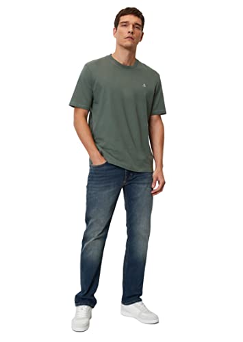 Marc O'Polo Męski T-shirt B21201251054, zielony, L