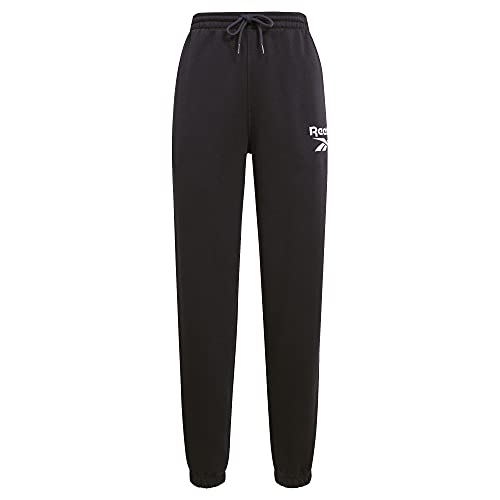 Reebok Damskie spodnie dresowe z polaru Ri Bl, Czarny, XXL