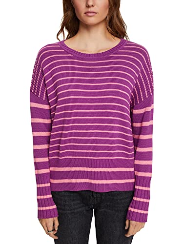 ESPRIT Damski sweter 102EE1I322, 507/VIOLET 3, M