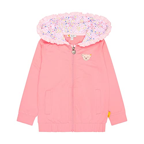 Steiff Dziewczęca bluza kurtka przejściowa, Salmon Rose, 092, Salmon Rose, 92 cm