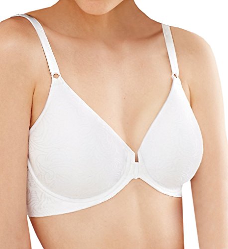 Bali Damski biustonosz z fiszbinami Comfort Revolution z przodu, biały, 80B