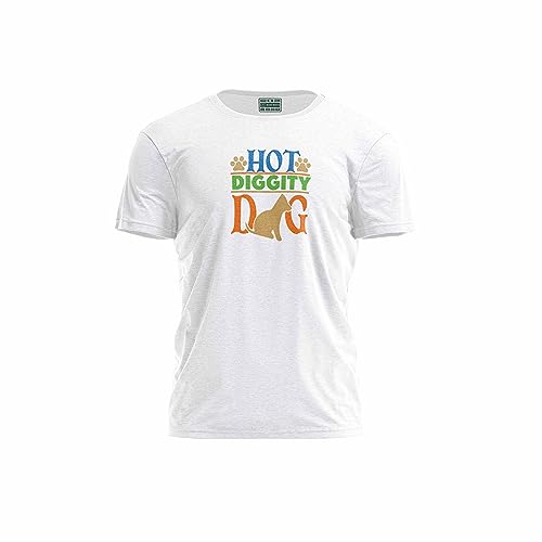 Green Fish, Męski T-shirt z cyfrowym nadrukiem,% 100 bawełna, biały, na co dzień, męskie topy, rozmiar: XL, biały, XL