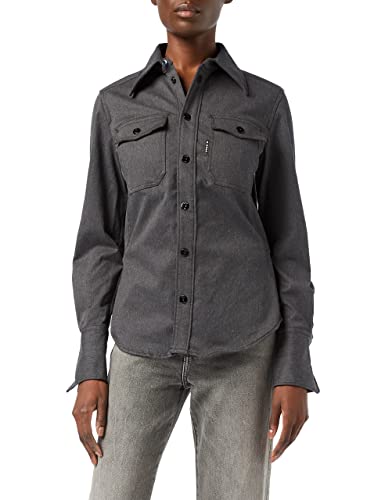 G-STAR RAW Damska bluzka z odsłoniętymi plecami, Wielobarwny (Shadow Htr C938-9119), XS