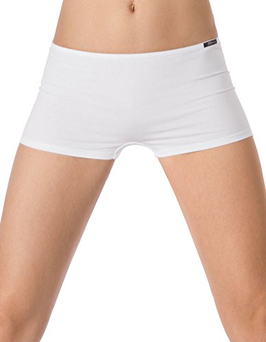 Skiny damskie spodnie bawełniane Essentials Boxer damskie, Weiß, 42