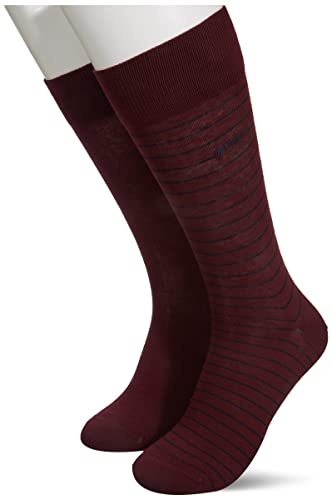 BOSS Męskie skarpety 2P RS Marc Col CC 2, Dark Red604, 39-42